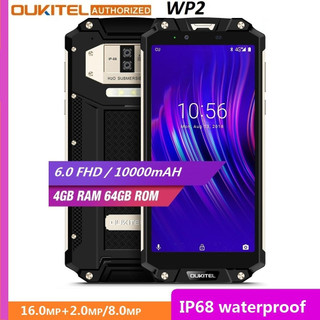 Điện thoại oukitel wp2pin 10.000 chống nước giá sốc - hai sim - mới fullbox