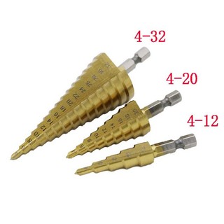 Bộ 3 mũi khoan tháp đường kính từ 4mm - 32mm