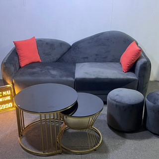 Sofa băng dài 1m7 đặt phòng tiếp đón khách - sofa lunge xéo sản xuất tại xưởng - làm theo màu - BH 12 tháng