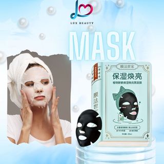  Mặt nạ Đen dưỡng da Mask Family thành phần  thực vật Enzyme dưỡng sáng da cấp ẩm và trẻ hóa da 25ml x Hộp 10 miếng 