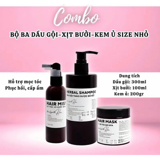 Combo siêu kích mọc tóc _kích mọc, giảm rụng,giúp tóc mềm mượt bóng khoẻ