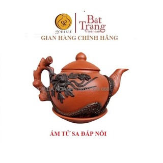 Ấm tử sa đắp nổi dung tích 500 ml