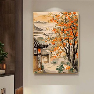 KHUNG 1.6cm -Tranh sơn dầu số hóa rẻ,đẹp-CÓ SƠN BÓNG,đã căng khung, size 40x50-tranh tô màu theo số