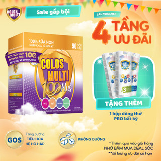 Sữa non Colosmulti 100 Plus  tăng cường sức đề kháng, phát triển thể chất, giúp ăn ngon tăng cân
