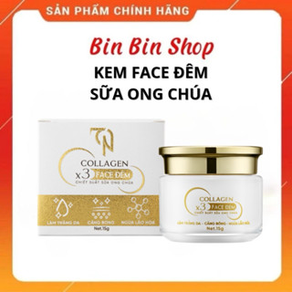  Kem Face Đêm Collagen X3- Chiết Suất Sữa Ông Chúa Mỹ Phẩm Đông Anh Nguyễn Huỳnh Như Chính Hãng 