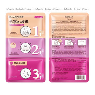 Step 3 bước lột mụn đầu đen thần thánh bioaqua