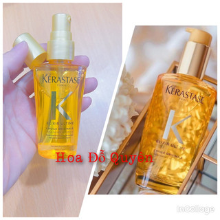    Chai 50ml    Hàng Auth  Dầu Dưỡng Tóc mền và phục hồi tóc hư tổn nuôi dưỡng thân tóc óng mượt KERASTASE 