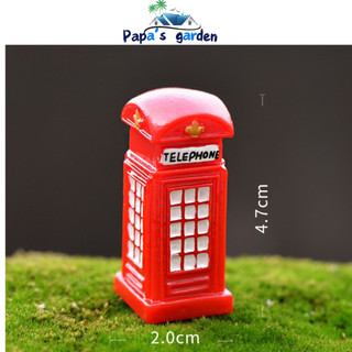 Tiểu cảnh terrarium ❤️ FREESHIP ❤️ Bốt điện thoại phong cách châu âu