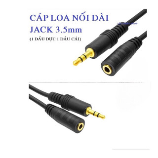 Dây nối loa tai nghe dài 1.5M 3M 5M 10M đen nối dài thiết bị cổng 3.5mm