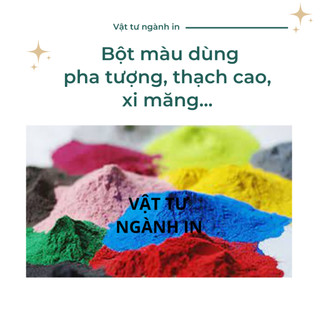 100 gram Bột màu dùng pha tượng, pha thạch cao, vôi, xi măng, chà ron gạch, sơn chậu...