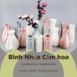 Sẵn - Bình hoa nhựa giả gốm siêu đẹp