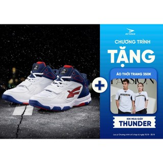 Giày thể thao bóng chuyền nam nữ Beyono Thunder Red Black, đế cao su tự nhiên, chịu lực, thoáng khí