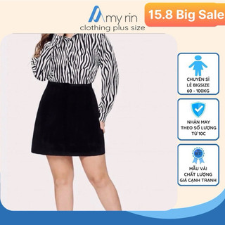 [HÀNG SẴN THỦ ĐỨC- HOẢ TỐC HCM] chân váy bigsize nữ Bigsize 60-100kg chân váy chữ A bigsize vải Tuyết Mưa
