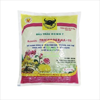 Phân Hữu Cơ Vi Sinh (Phân Đầu Trâu Hcmk7 Trichoderma) 1Kg