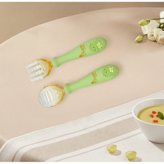 Set thìa nĩa bẻ cong cho bé yêu ăn dặm
