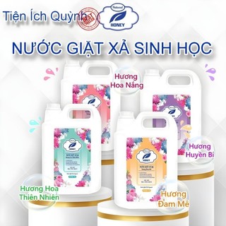 Nước Giặt Honey - Blue -BeClean - LiBái Lưu Hương, Thơm Ngát Hương Hoa - Combo Bộ sản phẩm