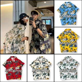 Áo Đi Biển Bigsize Nam Nữ Vải Kate Thoáng Mát, Áo Đi Biển Nam Nữ, Áo Hawaii Đi Biển