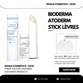 Son Dưỡng Môi Bioderma Atoderm Lèvres Stick Hydratant