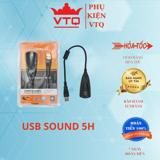 Usb sound 5hv2 7.1 cao cấp,sound 5h tiện lợi chuyển đổi từ usb sang âm thanh arigato
