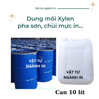 Can 5 lít, 10 lít dung d.ichXylen pha sơn, chùi mực in, pha keo con chó