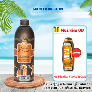 [ HÀNG CHÍNH HÃNG ] Sữa Tắm Nước Hoa Ý Tesori Hương Sen Chai Nhôm Màu Nâu 250ml - 500ml
