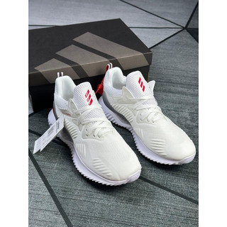 Giày thể thao sneaker alphabounce 2018 trắng đỏ