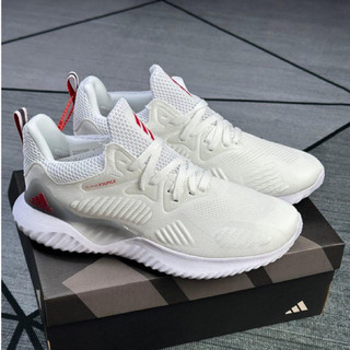 Giày thể thao sneaker alphabounce 2018 trắng đỏ