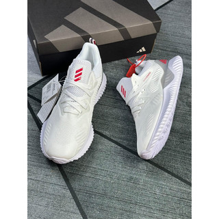 Giày thể thao sneaker alphabounce 2018 trắng đỏ