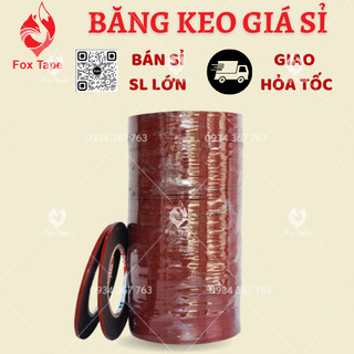 Băng Keo Hai Mặt Xốp Đen 4mm Gò Biển Số Xe Máy, Xe Ô Tô FOXTAPE