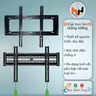 Giá treo tivi, kệ treo tivi, khung treo tivi thẳng tường dày đẹp cho mọi hãng tivi từ 14inch-65inch