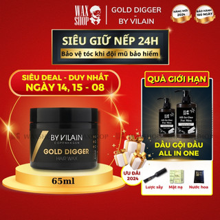 Sáp vuốt tóc nam cao cấp By Vilain Gold Digger 65ml