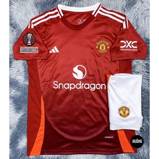 Bộ Áo bóng đá Mu - Manchester United mùa giải 2024 - 2025 sân nhà chuẩn thi đấu hàng super thái lan bản Fan