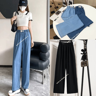 [BIGSIZE]  Quần Jean Giấy Suông Ống Rộng Basic Tang Chữ-Quần Áo  Huyền Anh [M26]