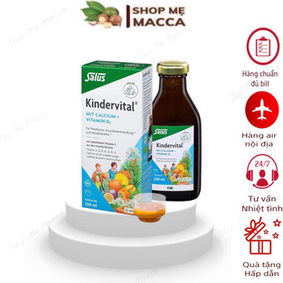 Canxi hữu cơ kindervital cho bé 250ml mẫu mới