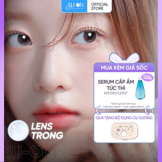 Lens cận trong suốt CLEAR không màu 1 ngày và 6 tháng độ ẩm cao cấp cho mắt nhạy cảm