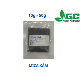 [HCM] Mica xám - Tạo nhũ màu cho sản phẩm - Nguyên liệu mỹ phẩm - Greencosmetic 10G-50G