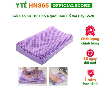 Gối Ngủ Cao Su Non GOKUMIN GS28, Gối Cao Su TPE Đàn Hồi Cao Giảm Đau Cổ Thoái Hóa Cột Sống
