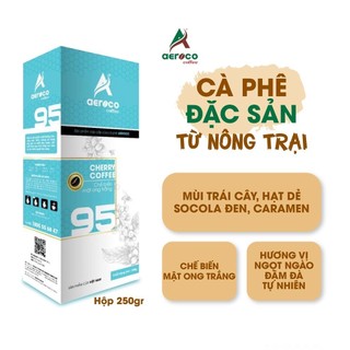 Hộp 250g Cà phê Đặc sản_Specialty Coffee 95 AEROCO nguyên chất 100% rang mộc, hậu vị ngọt thơm, chế biến CF mật ong tr
