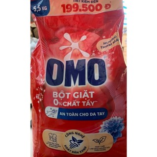 Bột giặt OMO công nghệ xanh mới cho máy giặt cửa trên và cửa trước , giặt tay siêu tiện lợi , túi 5.5kg và 5kg1