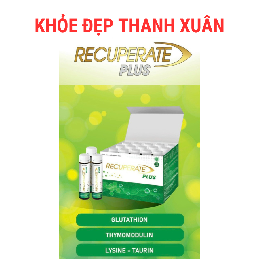 [ Mẫu mới - Date T6/26 ] Đạm Tươi Uống RECUPERATE P.l.u.s Zentrum – 15 lọ/250ml