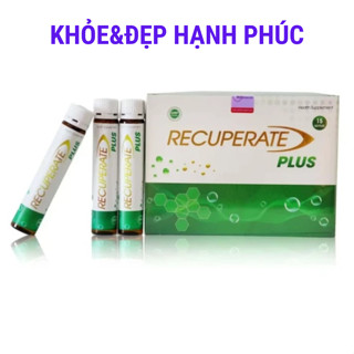 [ Mẫu mới ] Đạm Tươi Uống RE.CU.PE.RATE Plus Zentrum – 15 lọ/25ml