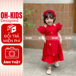  Váy bé gái hán phục cách tân OH KIDS cổ trang quà sinh nhật cho bé gái trung thu cho bé 9-32kg OH23 