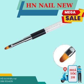 Cọ đắp gel đầu tròn cán đá làm móng tay hn nail new