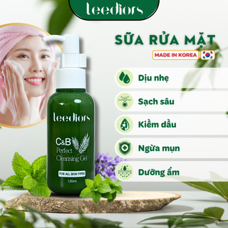 Sữa rửa Mặt Dịu nhẹ Leediors C&B Perfect Cleansing Gel Sạch sâu, Tăng độ ẩm Da, Se khít Lỗ chân lông
