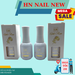 base top hoa hồng gold roser GR hàng chính hãng , bộ liên kêt gel HN NAIL NEW