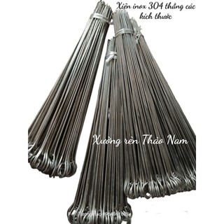 Combo 10 Que Xiên Thịt Bằng Inox 304 không rỉ dài 60cm