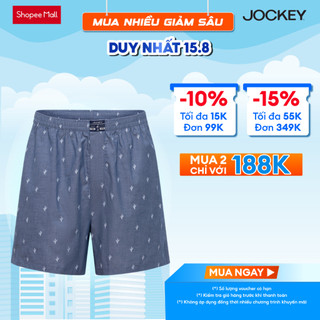 Quần short Boxer Kate nam Jockey in họa tiết form cải tiến - J1308