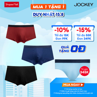 Combo 3 Quần Lót Nam Thun Cotton Jockey Dáng Trunk Co Giãn, Thoải Mái - J1247