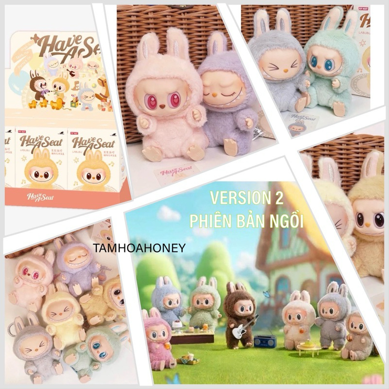 [CHÍNH HÃNG SẴN] LABUBU MACARON PHIÊN BẢN NGỒI HAVE A SEAT VERSION 2