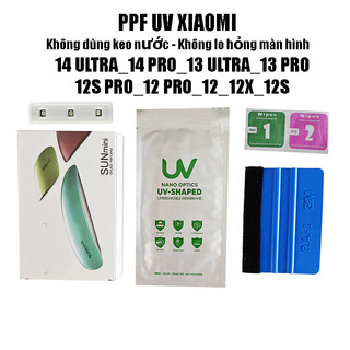 Miếng dán ppf uv xiaomi 13 pro, 13 ultra, 14 pro, 12s pro, 12 pro, 12x, 12s, 12 full màn hình